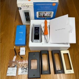 Ring Video Doorbell Pro Refurbished Open Box Complete Kit